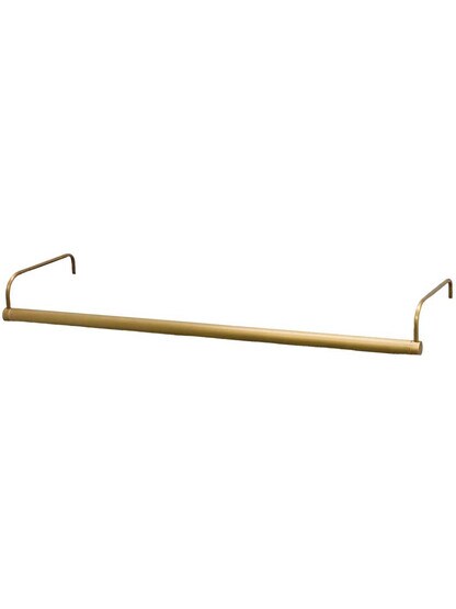 Slim-Line 30 inch Adjustable Picture Light in Weathered Brass.